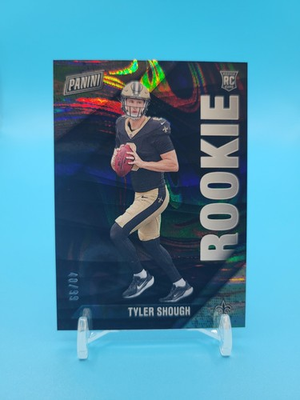 #ad TYLER SHOUGH 2025 Panini Black Friday Black Swirl 99 Rookie #RC4 Saints RC $27.99