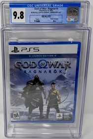CGC Graded God of War Ragnarok Launch Edition NEW PS5 (1022795003, 9.8 A++)