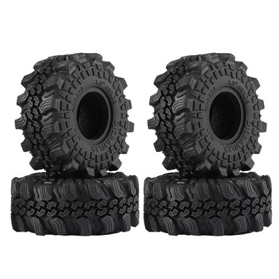 DJCRAWLER 1.0 inch Super Soft Sticky Tires 60x 25 mm for SCX24 TRX4M 60*25Mm 
