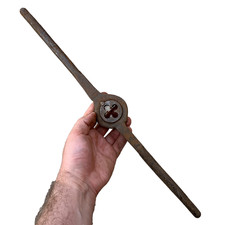 Vintage Threading Die Stock Holder / Soviet Old Hand Tool / Made in USSR.