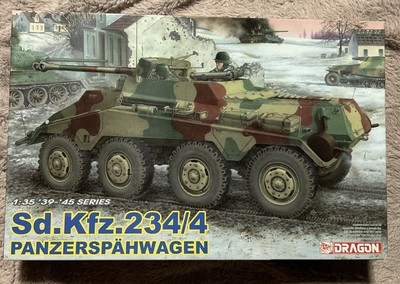 Dragon 6221 Sd.Kfz.234/4 Panzerspähwagen 1:35 Neu Bauteile versiegelt in OVP