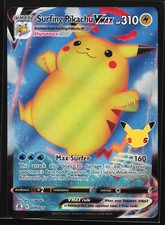 Carta Pokemon Holo Surfing Pikachu VMAX 009/025 Celebrazioni Ultra Rara