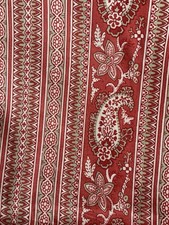 Ancien Coupon Tissu Provençal Les Olivades Vintage Fabric Provence