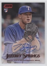 2019 Topps Stadium Club Auto Red Foil /50 Jeffrey Springs #SCA-JSP Auto 4l3
