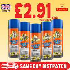 Dr Magic Oven And Grill Cleaner Spray 390ml Heavy-Duty Degreaser Barbecue X3