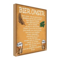 Holzschild 40X30 Cm Bier Unser In Ewigkeit Prost Essen Trinken Deko Geschenk Hol