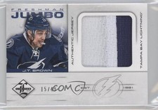 2012-13 Panini Limited Freshman Jumbo Materials Prime 15/49 JT Brown #FJ-JB 0c3