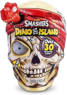 Rotes Megalodon Shark Smashers Dino Island Riesen-Skelett ZURU Smashers