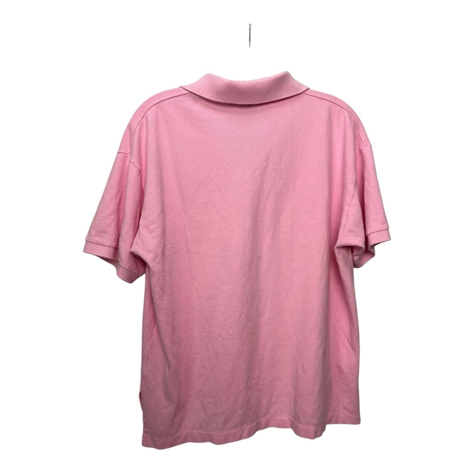 Polo Ralph Lauren camicia uomo rosa medio rugby verde lime pony casual