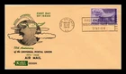 Dr Jim Stamps 10c Air Mail 75Th Anniv UPU First Day Cover Kolor Kover Design