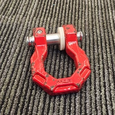 (QTY 2) MZS D-Ring Shackle, 3/4" Clevis Shackle For Towing Off-Road Use