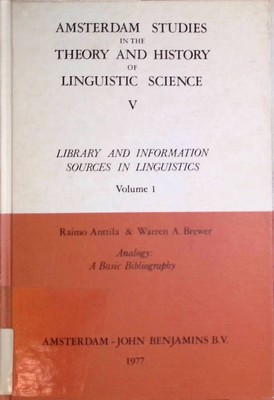 Analogy: A Basic Bibliography Library and Information Sources in Linguistics Ser