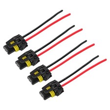 9005 9006 HB3 HB4 Car Bulb Socket, Vehicle Female Adapter Wiring Harness 4PCS