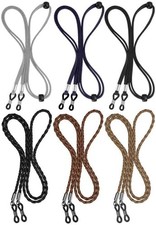 BILIONE 6 Pcs Eyeglasses Strap for Men Women, Leather Eye Glasses Holders Arou
