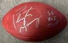 Peyton Manning Colts Signed SB XLI Logo Football- SB XLI Insc Fanatics