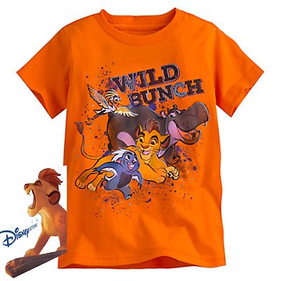 Disney Store The Lion Guard Splatter Tee T Shirt Size 2/3 Wild and Crazy Boys 