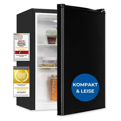 Exquisit Mini-Kühlschrank, Kühlschrank ohne Gefrierfach, KB560-V-091E schwarz