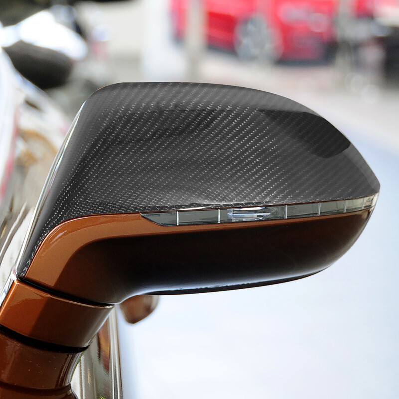 2pcs Rear View Mirror Guard Cover Housing fit for Audi A7 S7 RS7 4G8