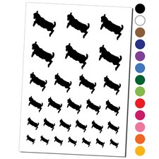 Baby Goat Jumping Playing Temporary Tattoo Water Resistant Set
