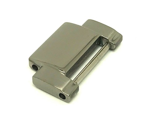 Bulova 98D133 Gunmetal Tone Men's Watch Extra Single Link 20mm (L1384)