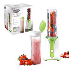 Quest Personal Blender Smoothie Maker 600ml BPA-Free Travel Bottles Green White
