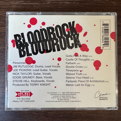 BLOODROCK - SELF-TITLED (CD) 1995!!! RARE!!! ONE WAY RECORDS / S21