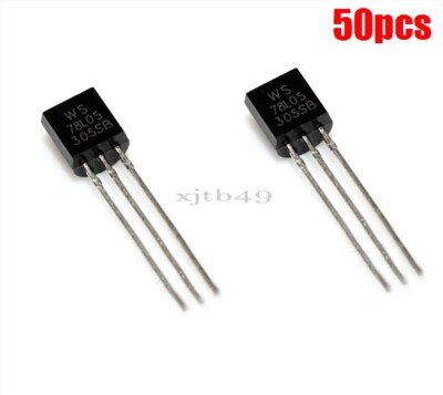 50Pcs WS78L05 78L05 Ws TO-92 Reg Ldo 5V .1A New Ic cu