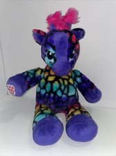 Build A Bear Wild Style Rainbow Giraffe Plush 18" Stuffed Animal BAB Multi Color