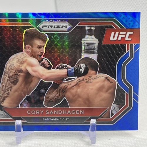 2021 Panini Prizm Cory Sandhagen Blue Prizm /199 #126 UFC Debut - Picture 3 of 6