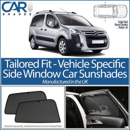 CITROEN BERLINGO MULTISPACE 5DR CAR SHADES UK TAILORED UV SIDE WINDOW SUN BLINDS eBay
