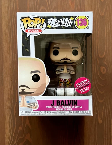 Funko Pop! Rocks J Balvin #136 Yellow Hair FREE PROTECTOR