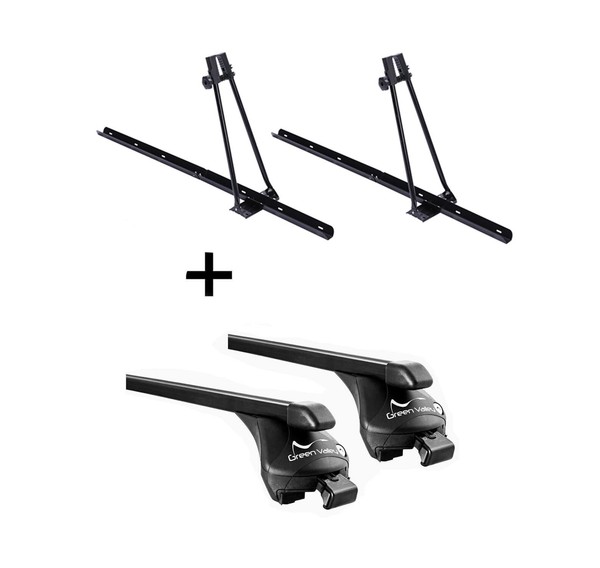 2XfahrradträGer Orion+DachträGer Quick Stahl FüR FüR Volvo V40 Cross Country Ab1-image