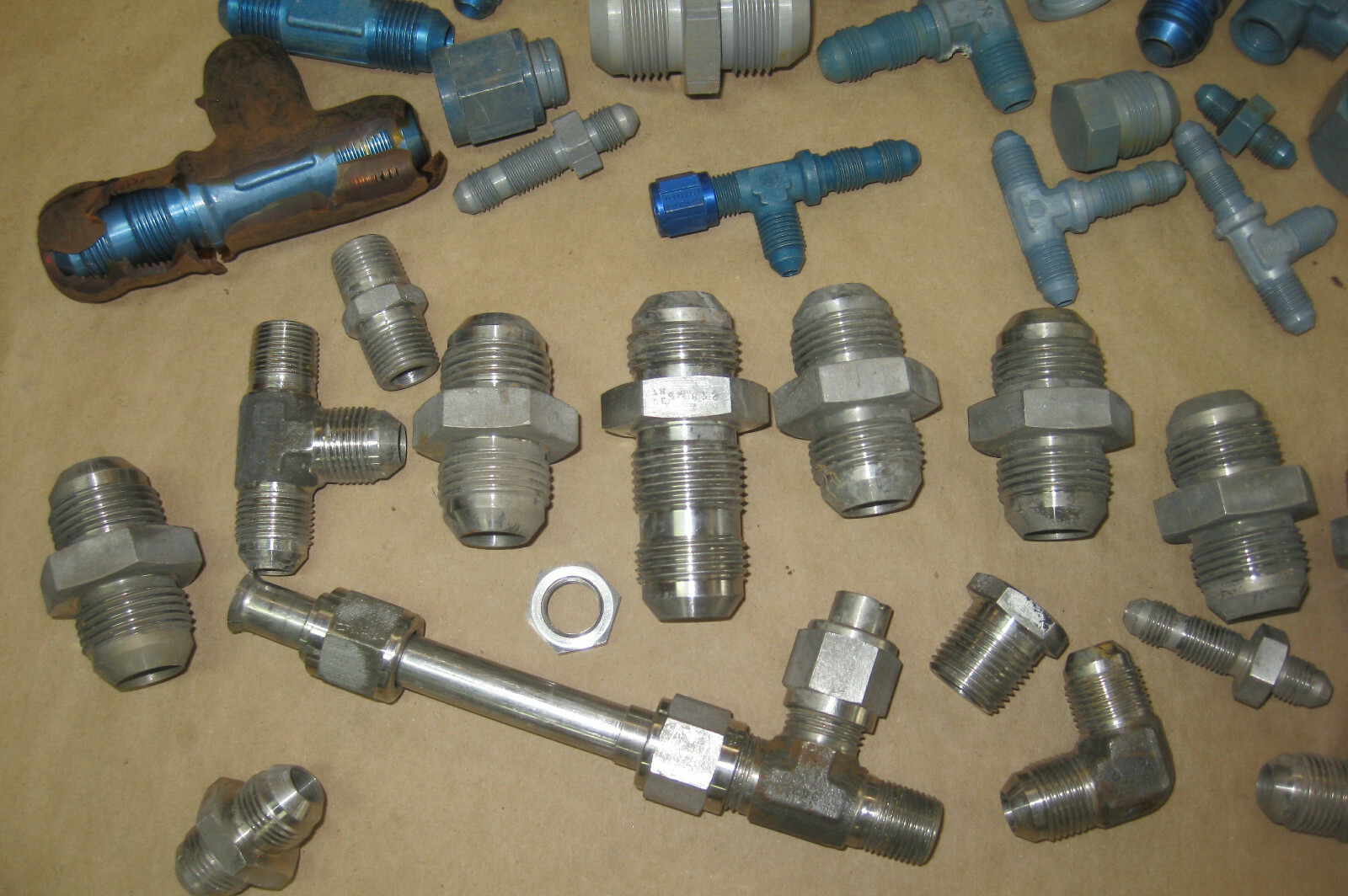 AN JIC Fittings Aluminum & Stainless eBay