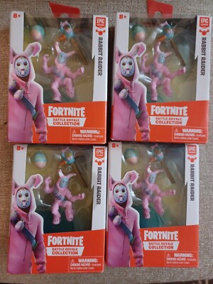 Lot of 4 Rabbit Raider Fortnite Battle Royale Collection
