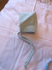 Vintage Blue Baby Hat
