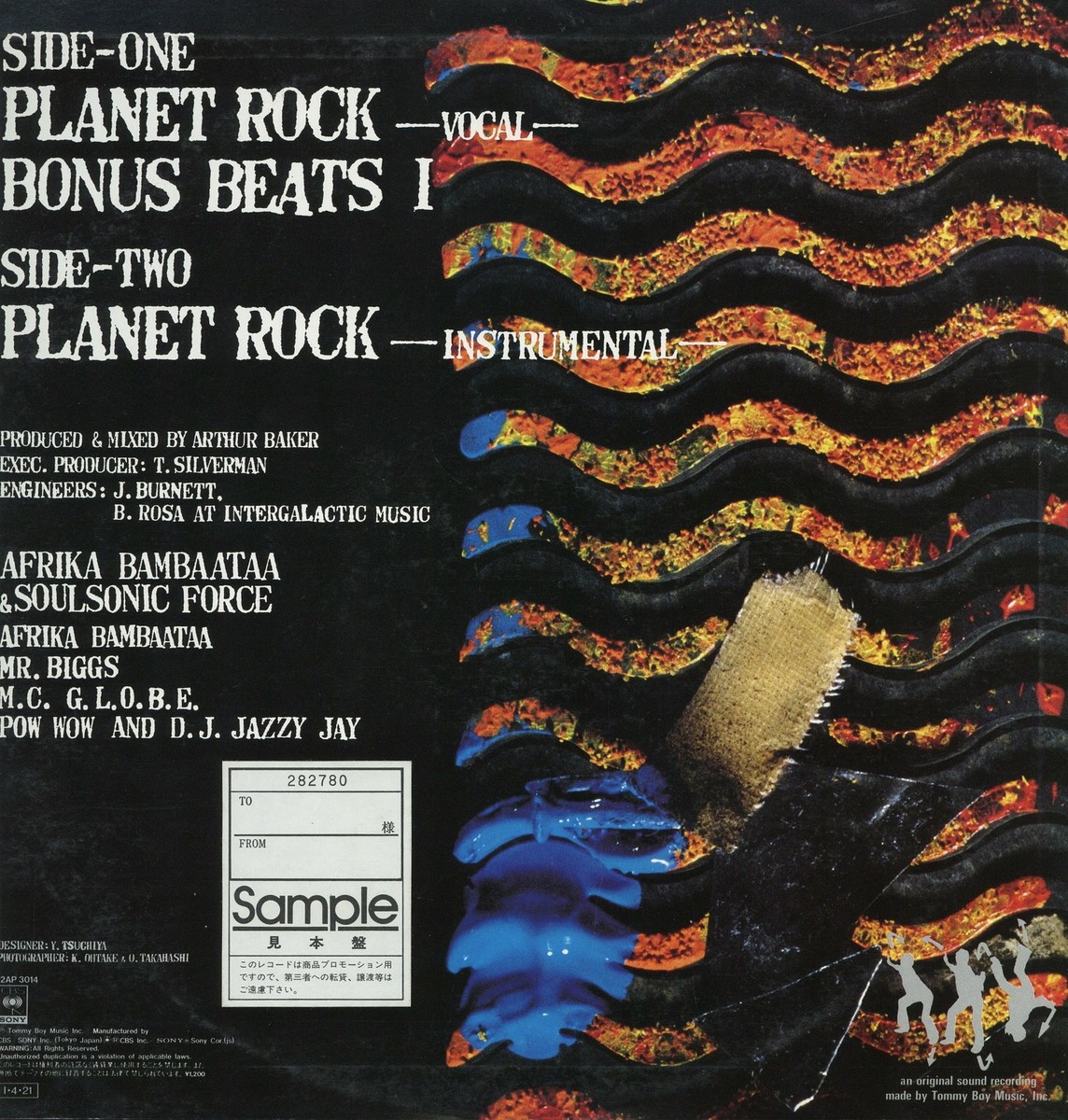 Afrika Bambaataa & Soulsonic Force - Planet Rock '89 12