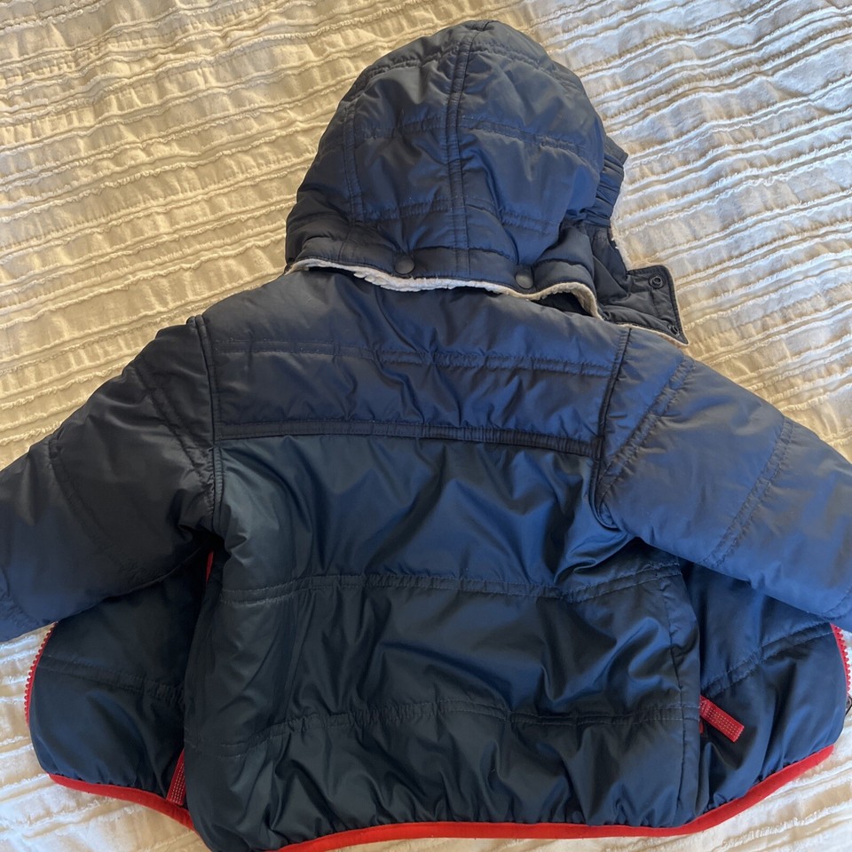 PATAGONIA Baby Reversible Tribbles Hoody Jacket Winter Coat 1218