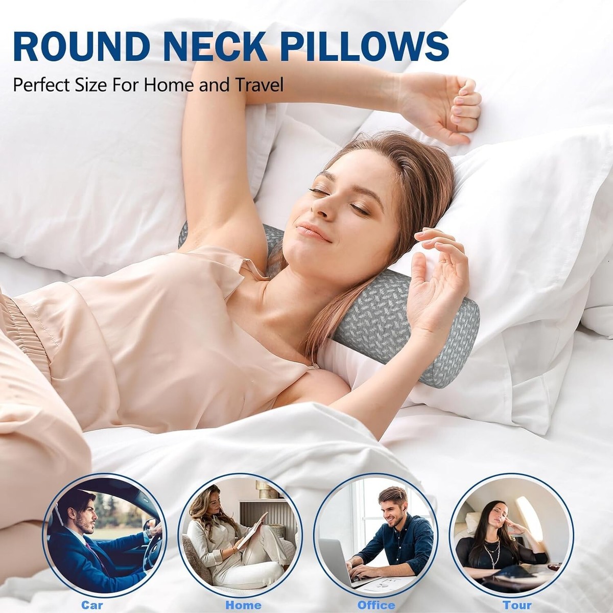 Bolster Pillow Bedding Essentials Neck Pillow Latex Bolster Body