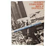 USSR Cold War Poster - Anti - USA - NATO - KGB - CIA /  USA robs everyone