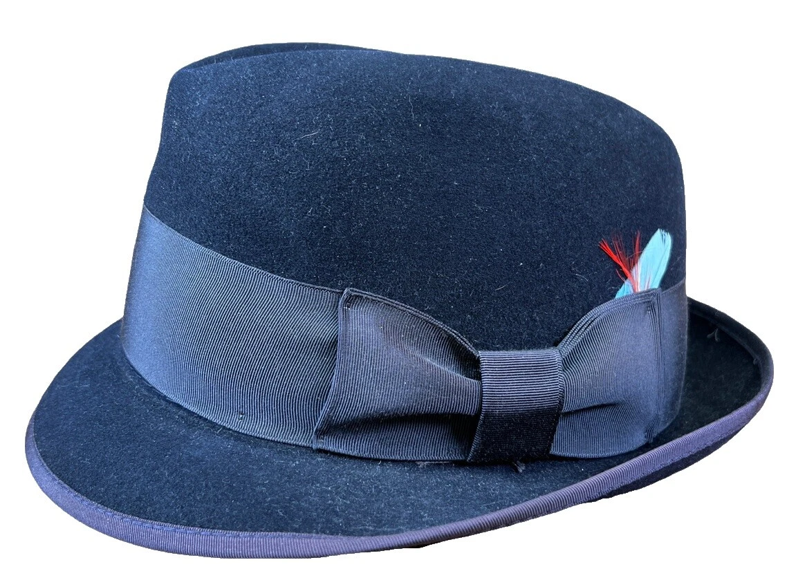 Business Fedora/Trilby Vintage Hats for Men 7 1/8 Size