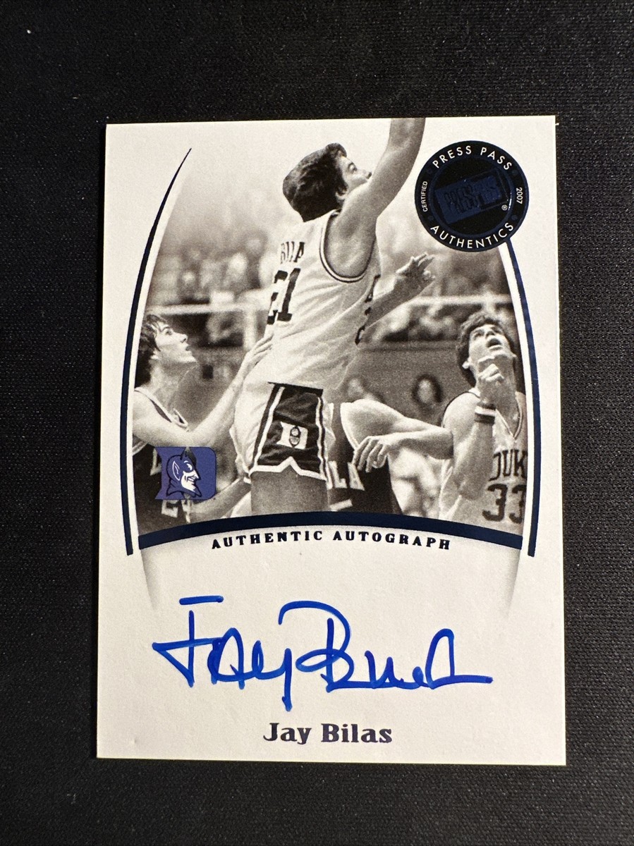 2007-08 Press Pass Legends Saturday Signatures Jay Bilas