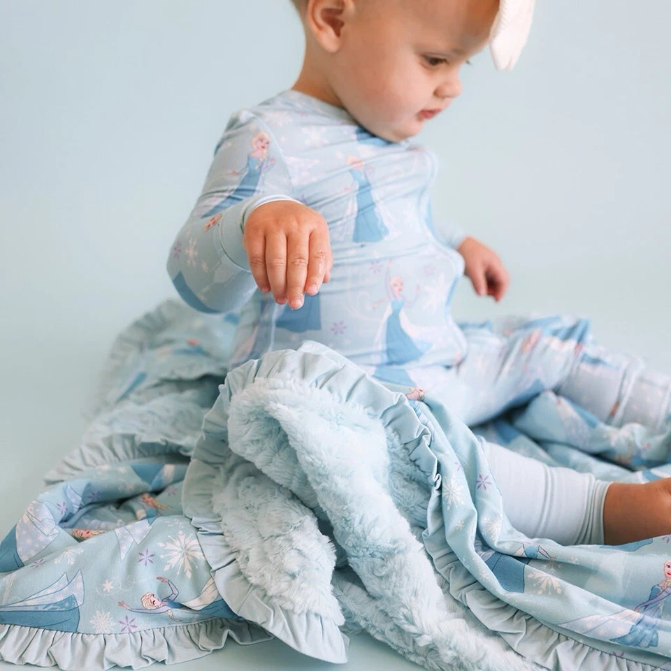 Manta Posh Peanut Disney Elsa Minky Lujosa Patoo® Nueva en Caja Orden confirmada Foto 3 de 4