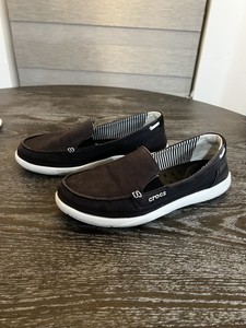 crocs canvas loafers