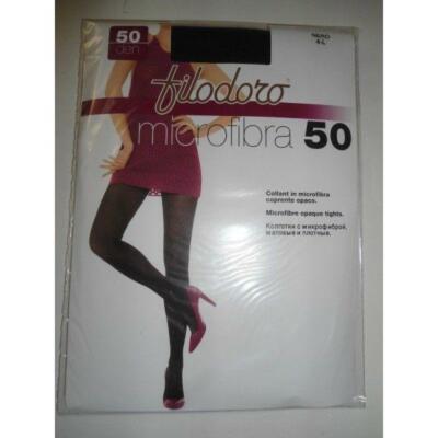 CALZE COLLANT FILODORO MICROFIBRA 50 DEN Mis -4-L NERO