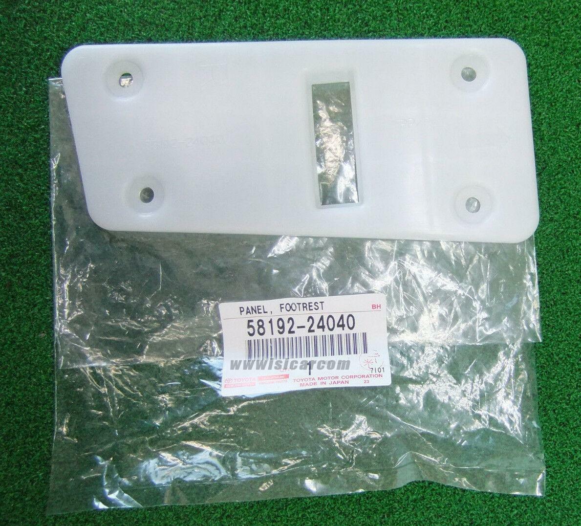 TOYOTA RC F USC10 PANEL, FOOTREST NO2 58192-24040 | eBay UK