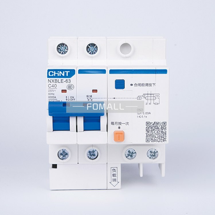 1Pcs New For CHINT residual current operated circuit breaker NXBLE