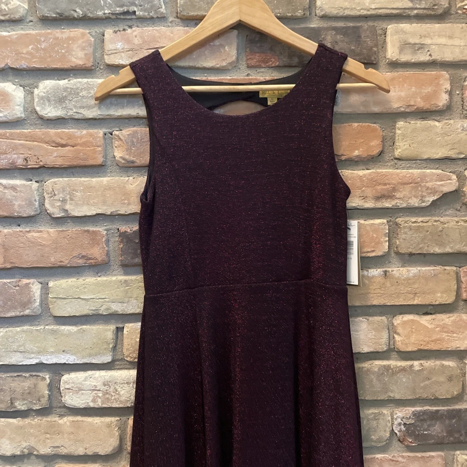 nicole miller girls dress Sparkly Xl 16 Nwt Pink Black Mrsp $88 Holiday Party - Image 2 of 4