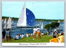 c2002 Endeavour Returns After Races Sail Newport RI 4x6  VINTAGE Postcard