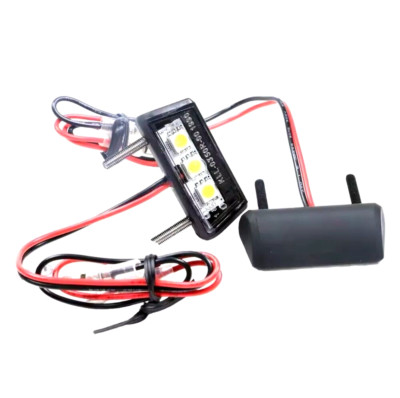 Mini LED Kennzeichenbeleuchtung Nummernschild Beleuchtung Motorrad Quad Roller