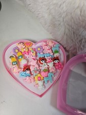 New Girls Colorful Rings adjustable With Box